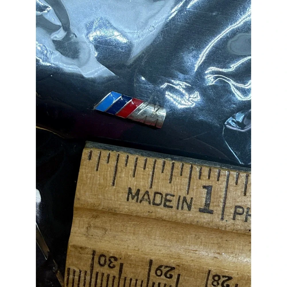 New BMW M Pin Motorsport Tricolor Logo Lapel Pin Silver Blue Red 80282410915